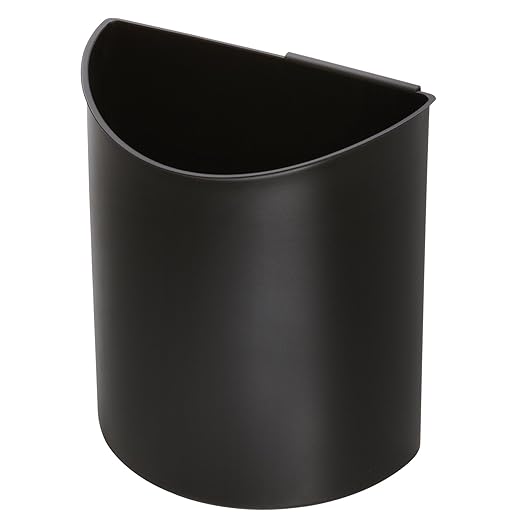 Safco Deskside Small Trash Can Recycling Bin Combo, 3 Gallon, For Kitchen, Office, Indoor Use, Black/Blue