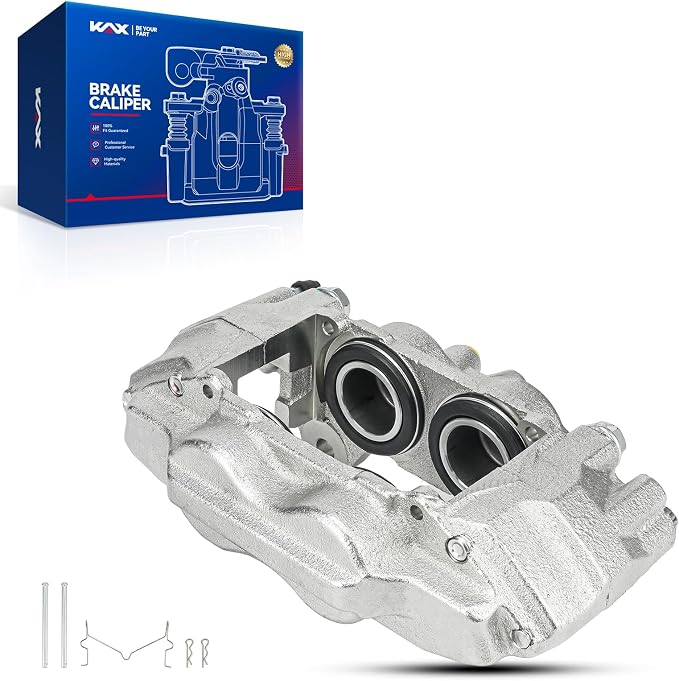 KAX 192985 Brake Caliper Compatible with Toyota Tacoma 2005-2023, Toyota Tundra 2000-2006, Toyota 4Runner 2003-2009, Toyota FJ Cruiser 2007-2014, Front Left Disc Brake Caliper