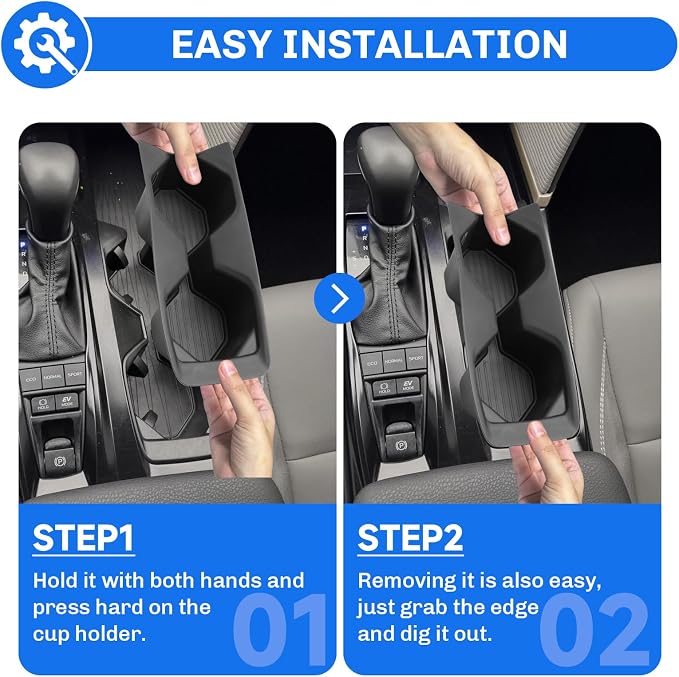 SXCY for 2025 2026 Toyota Camry Cup Holder Insert 2025 2026 Camry Accessories TPE Cup Holder Limiter for 2025 2026 Toyota Camry Console Drink Holder Adapter Non-Slip Drink Stopper Drink Stabilizer