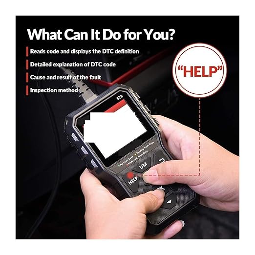 Automobile Fault Detector, 529 OBD2 Scanner Code Reader CR529 Automotive Diagnostic Tool OBDII Code Reader Fault Code Read OBD2 Scan DIY