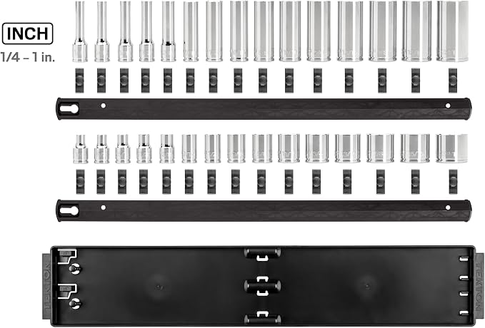 TEKTON 3/8 Inch Drive 12-Point Socket Set, 30-Piece | SHD91210