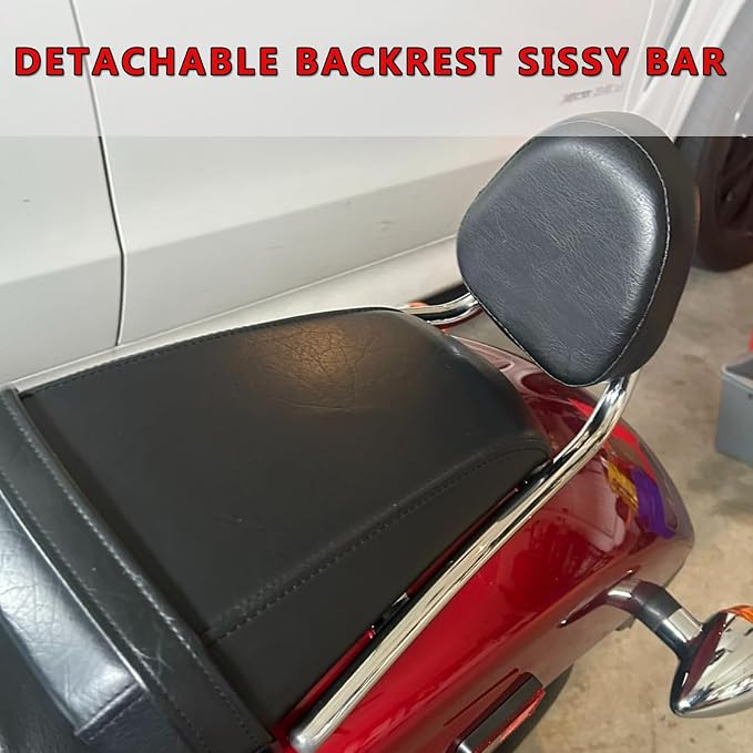 Detachable Backrest Sissy Bar Replacement for Honda Fury VT1300CX VT 1300 CX 2010-2025 Luggage Rack Passenger Backrest