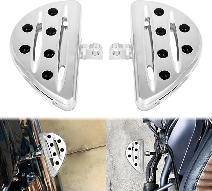 Front Floorboard Driver Rider Footboards Passenger Footboards Brake Arm Pedal Lever Heel Toe Shift Lever Fit for Harley Touring Road King Street Glide 2014-2025 Sportster Dyna Chrome