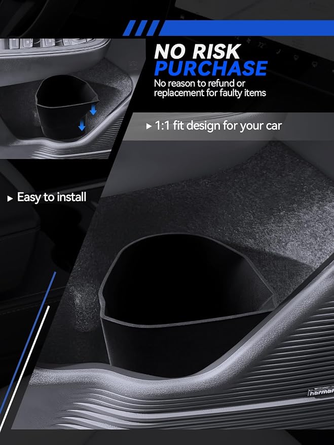 for Outback Trash Can Front Driver Door 2026 Outback (Premium/Limited/Limited XT/Wilderness/Touring) Accessories Trash Bin for Storage Garbage Can Silicone-Driver Side Door