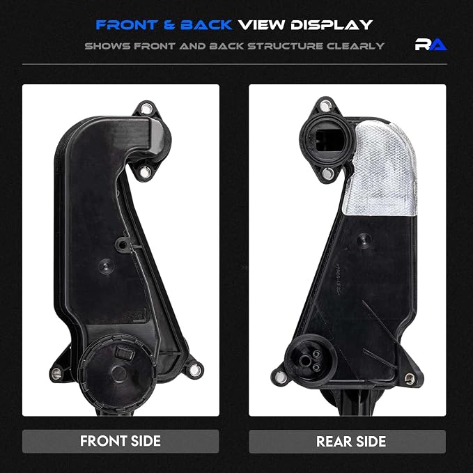 Air Oil Separator Assembly Fit for Ford F250 F350 Super Duty 2023-2024 OR 2011+ 6.7L Powerstroke Diesel - PCV CCV Filter Vent Valve Engine Crankcase - Replace PC3Z-6A785-A, PC3Z6A785A