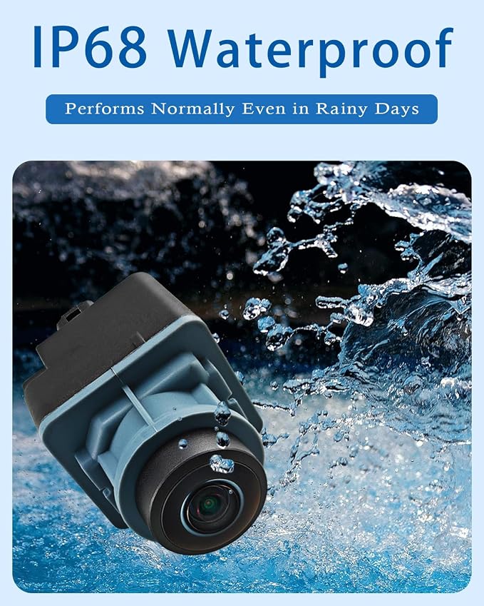 FANLIDE 360 Degree Surround View Camera, Park Assist Camera Compatible with Mercedes-Benz E Class GLE GLS GL M S Class, Front View Camera Replaces A0009053902 A1668200397