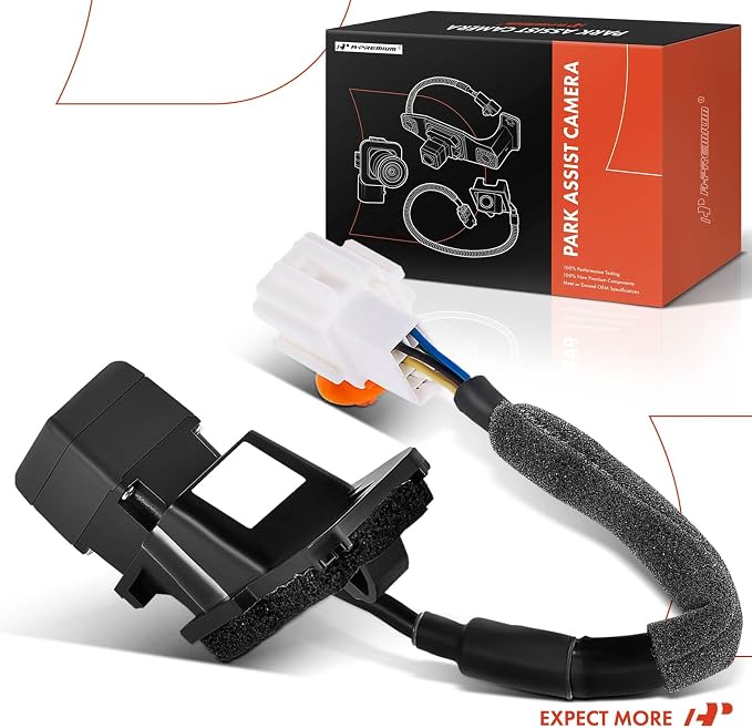 A-Premium Park Assist Camera Rear View Backup Reverse Camera Compatible with Select Honda Models - 2016 HR-V HRV - Replace# 39530T7A003