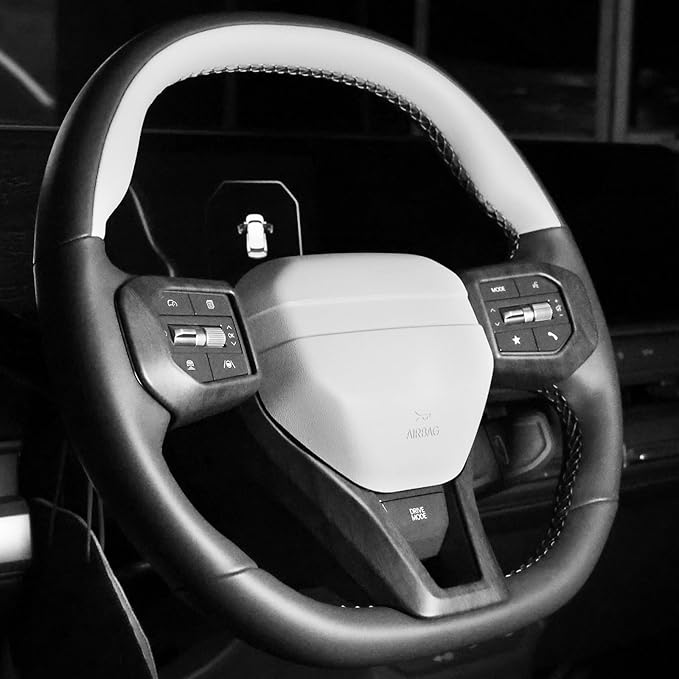 YOUTOOCAR 3PCS Steering Wheel Button Frame Cover Compatible with Kia K4 GT-Line Kia EV6 GT-Line 2025 Kia EV3 GT-Line Accessories (3, Wood Grain)