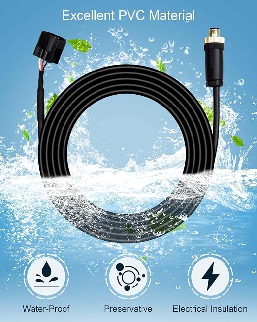 23ft/7m Engine Interface Cable Connects to NMEA 2000 Network Compatible with Yamaha Outboard Engine 2006-2023 Replace 000-0120-37 3004.6865, Longer Version with T-Connector