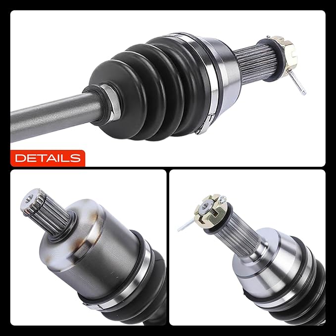 A-Premium Pair (2) Front CV Axle Shaft Assembly Compatible with Polaris Ranger 900 Diesel 2011-2014, Ranger Crew 900 Diesel 2012-2014, Driver and Passenger Side, Replace# 1332858