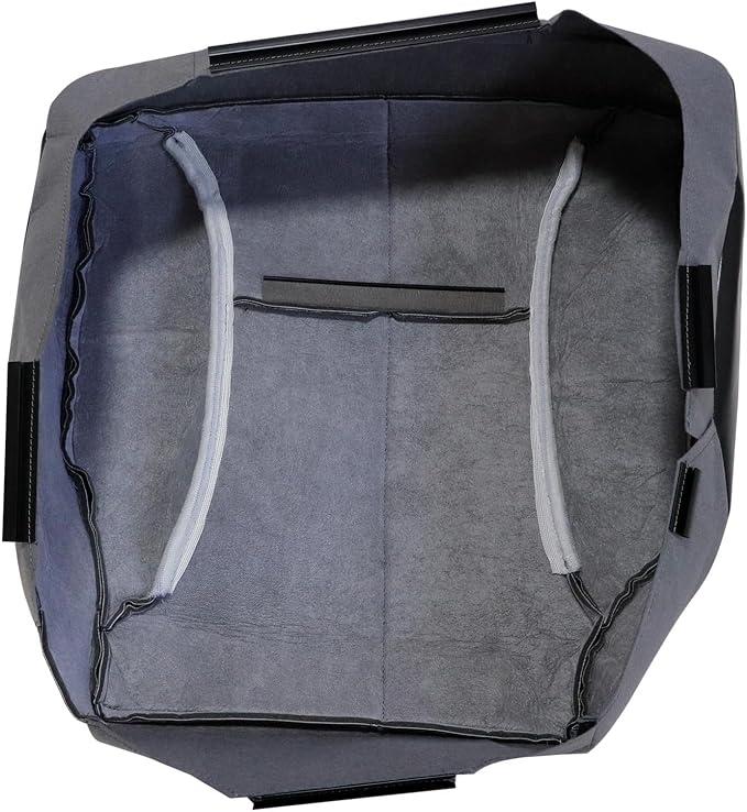 NLQR Driver Bottom Replacement Microfiber Leather Seat Cover & Driver Seat Foam Cushion Compatible with Dodge Ram 1500 2500 3500 1998 1999 2000 2001 2002#AZ Dark Gray