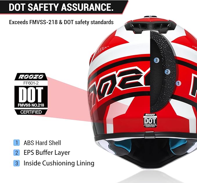 Youth Dirt Bike Helmet DOT Approved, Kids Motocross Full Face Helmet with Adjustable Goggles Riding Gloves & Storage Bag, Off-Road Sport Gear Set for Boys Girls ATV UTV