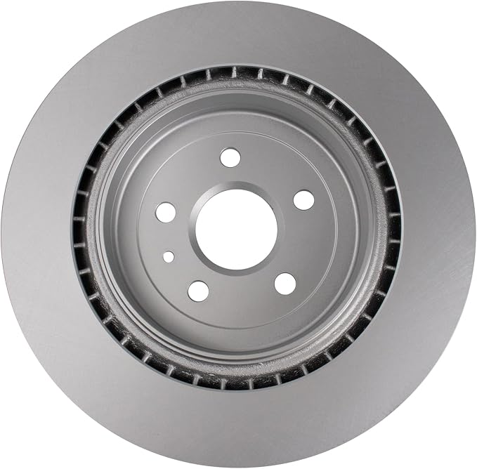 TRQ Rear Brake Rotor Set G Coated Vented Compatible with 2009-2019 Cadillac CTS 2010-2022 Chevrolet Camaro