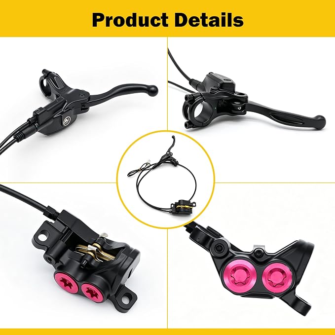 Front Hydraulic Brake Kit & Brake Caliper Master Cylinder Assembly for Surron Light Bee X Segway X160 X260 Talaria Sting MX3/R MX4/XXX Electric Dirt Bike Parts