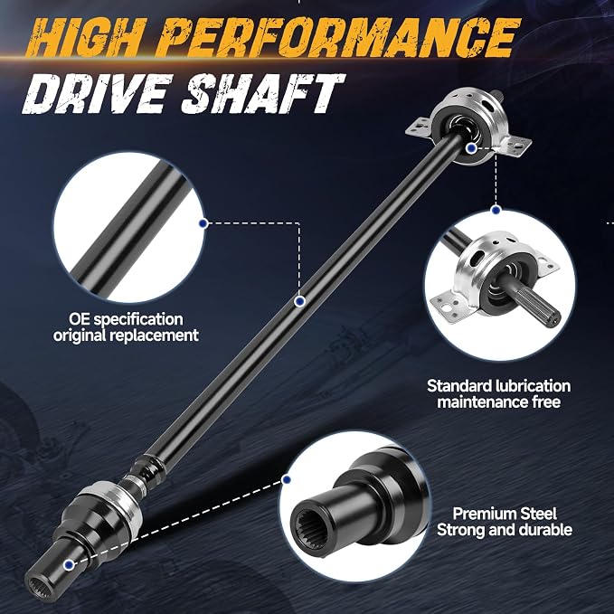 Rear Propeller Drive Shaft Prop Fit for Polaris General 1000 2017-2019 | Fit for Polaris General 4 1000 2018-2019, OE 1333918