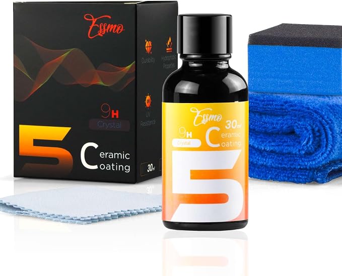30 ml 9H Crystal Ceramic Coating Spray for Auto Cars High Gloss Hydrophobic Protection UV and Scratch Resistant Long-Lasting Shine