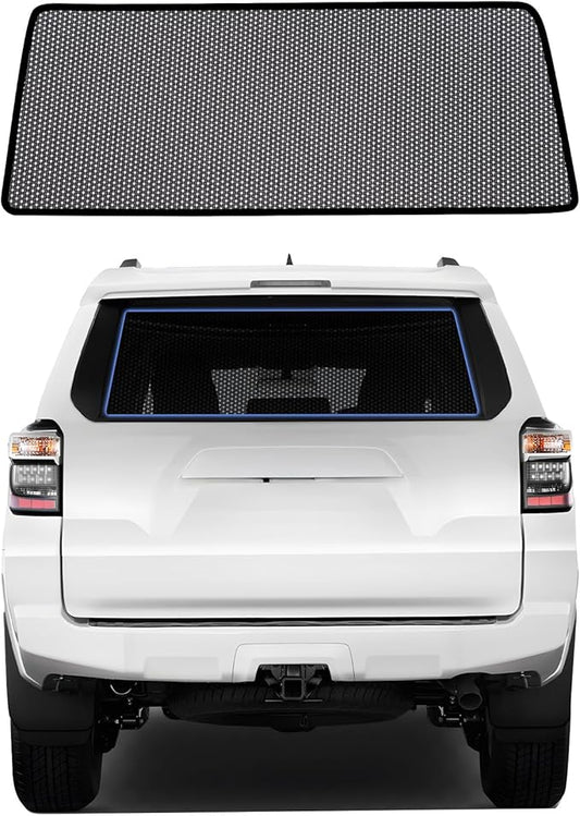 ZATOOTO Rear Window Sun Shade for Toyota 4Runner 2017-2024, Visible Back Windshield Shades for Safety Driving UV Rays Protection Reduce Heat Mesh Window Shade for Baby in Car