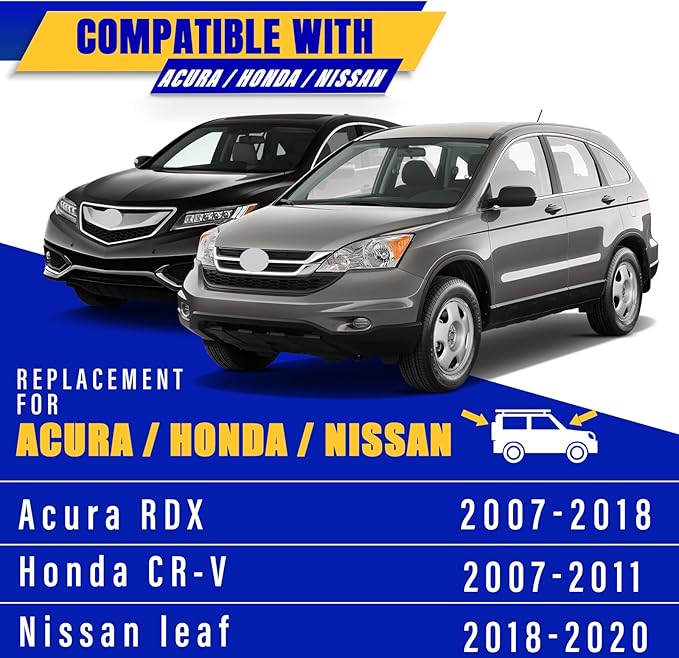 3 wipers Replacement for 2007-2011 Honda CRV CR-V/2007-2018 Acura RDX/2018-2020 nissan leaf, Windshield Wiper Blades Original Equipment Replacement - 26"/16"/14" (Set of 3) U/J HOOK
