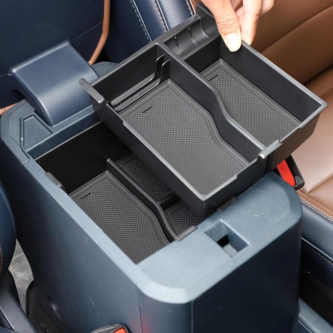 TOYCIDFG Center Console Organizer Insert Cup Holder Storage Door Insert Box for Ford Maverick 2022-2025