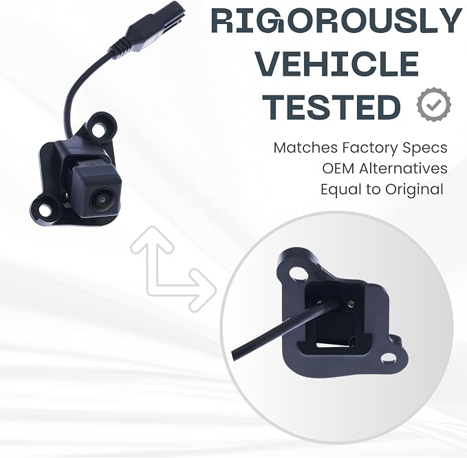 Backup Camera Replaces for 2016-2021 Toyota Tundra OE Part # 86790-0C021, 86790-0C040
