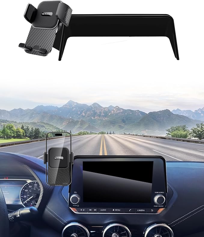 Phone Holder for Nissan Rogue 2021-2025/Altima 2019-2025/Sentra 2020-2025 Accessories 8-Inch Screen Fixed Clip, Automobile Cradles Phone Mount, Cell Phone Base Not Block Air Vent (Not for Sentra S)