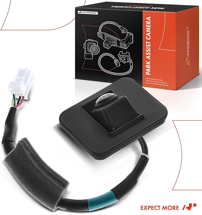 A-Premium Park Assist Camera Rear View Backup Reverse Camera Compatible with Select Nissan Models - 2019 2020 2021 2022 2023 2024 2025 Altima - Replace# 284426CA2A