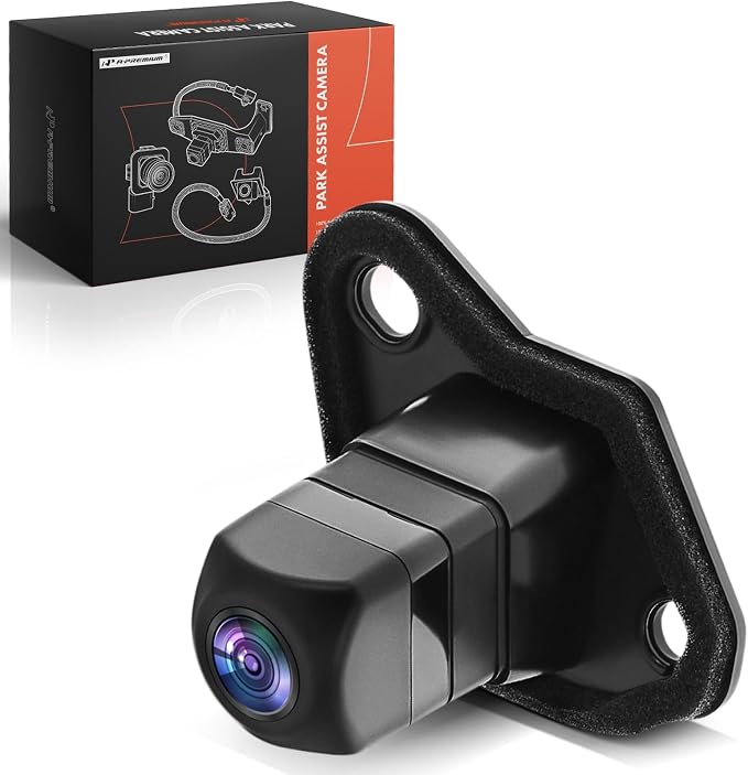 A-Premium Rear View Backup Camera Compatible with Toyota | Parking Camera for 2017 2018 2019 Prius Prime - Replace# 86790-47080