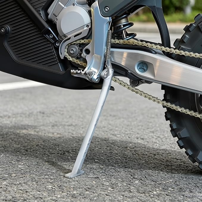 Dirt Bike Side Stand Kickstand Compatible with Stark Varg MX & EX | Aluminum, Parking Support Leg, Large Footpad