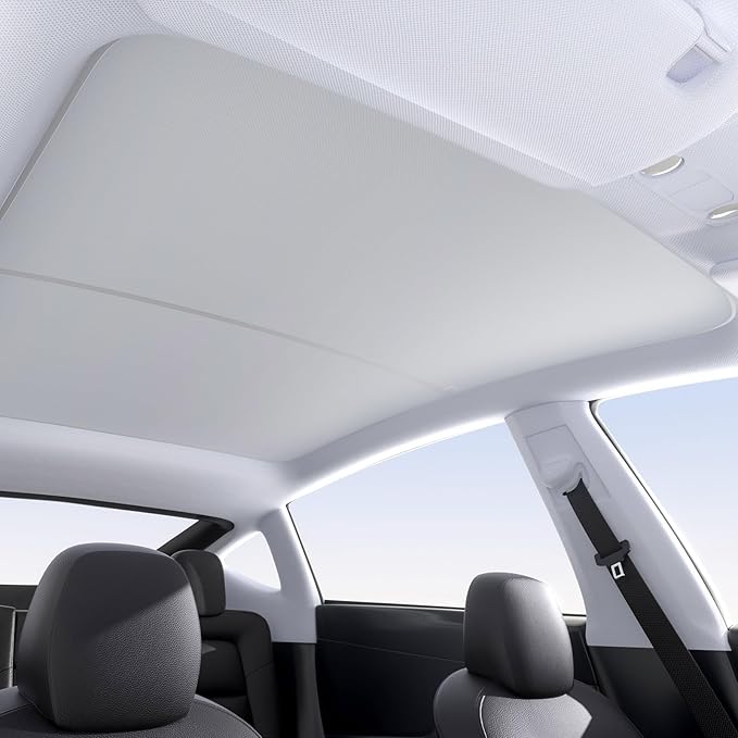 Tesla Model Y Roof Sunshade Heat-Insulating, UV-Protective, Nano-Reflective Interior Accessories for Tesla Model Y 2020-2025