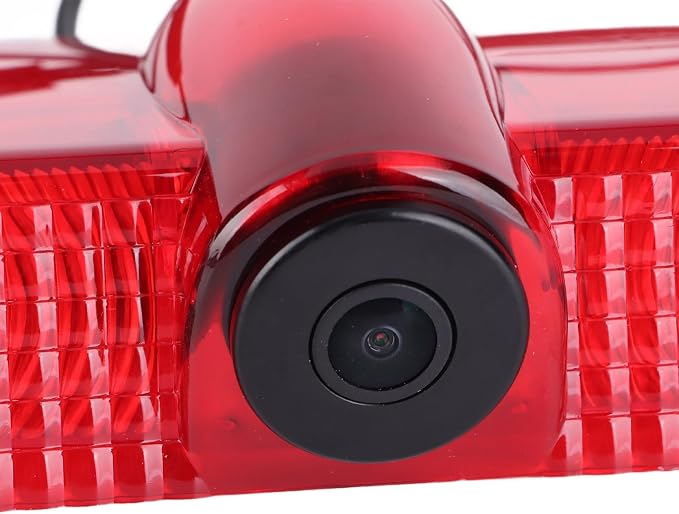 Backup Camera, Easy Installation HD Video Safety Rear View Camera System Third Brake Light Mounted for SUVs Trucks Crossovers Drivers Fleet Parking Reversing
