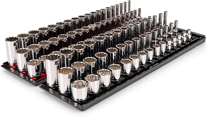 TEKTON 3/8 Inch Drive 12-Point Socket Set, 102-Piece | SHD91223