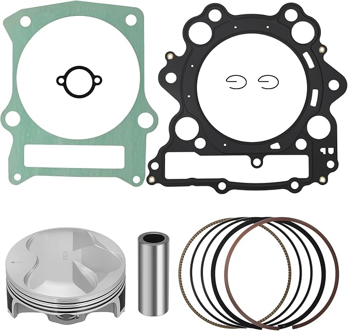 JAVIK 3YF-11631-00-X0 Top End Rubuild Kit Oversized 102mm Forged Piston For Yamaha Grizzly Rhino Raptor 660 YFM660F/R YXR660 2001-2008
