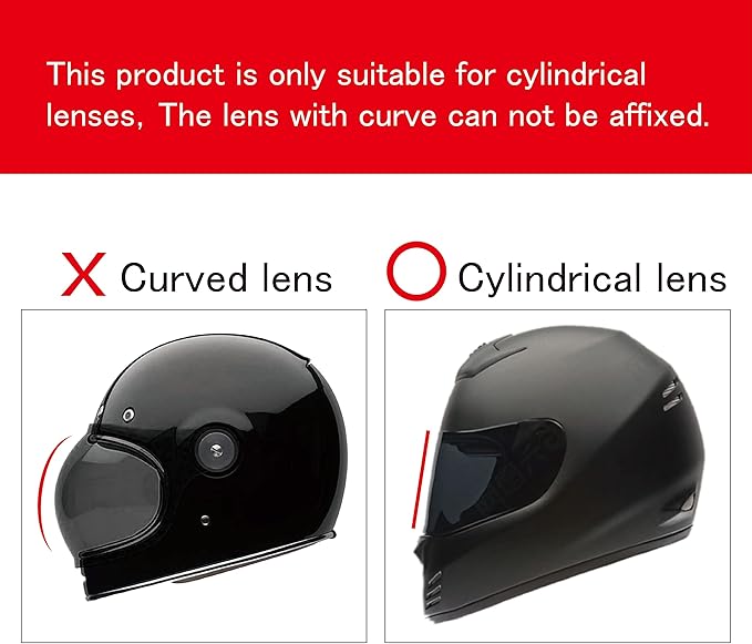 XII WY Motorcycle 3/4 open face Helmet Shield Insert - Photochromic Anti-Fog Film, Transitional Visor, Clear to Indigo Tint, Sun-Responsive, Transparent Indoors