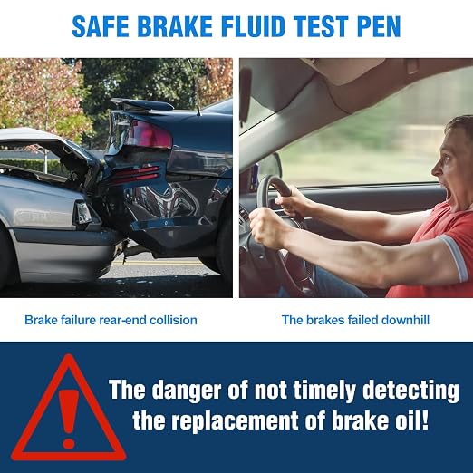BETOOLL 14pcs Compression Tester with Spark Plug Tester & Brake Fluid Liquid Tester Pen - 300PSI Engine Cylinder Compression Gauge Automotive Tool