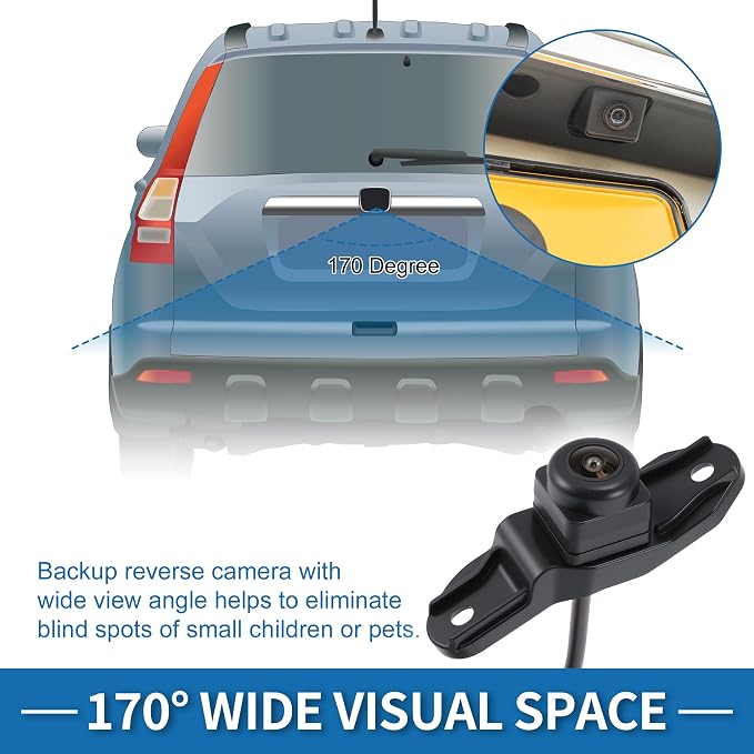 Rear View Camera for Honda Ridgeline 2017 2018 3.5L V6 Park Assist Backup Reverse Camera Replace 39530-T6Z-A01/590-167/HO1960139
