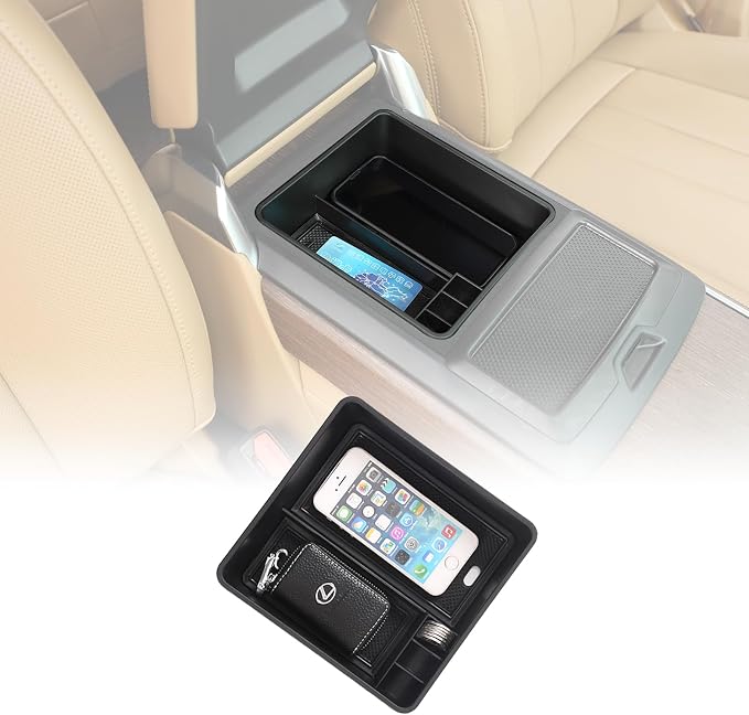 Center Console Organizer Tray Compatible with L@nd Rover Range Rover Sport 2023 2024 Accessories