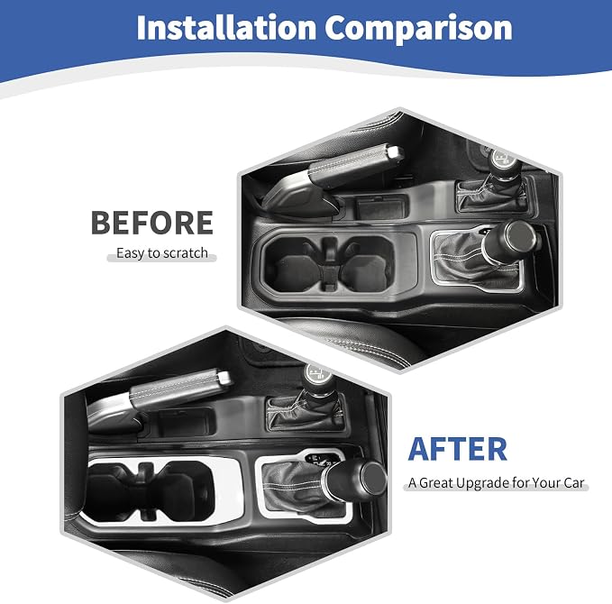 RT-TCZ for Wrangler JL Interior Trim Kit Compatible with Jeep Wrangler JL JLU Gladiator JT 2018-2023 White Interior Accessories 23pcs
