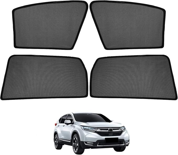 Cartist Car Side Window Shades for Honda CR-V CRV 2017-2022 Accessories Sunshades Window Sun Shade Covers Magnet Mesh Shades Protector Sun Shield and UV Rays Privacy Protection 4PCS