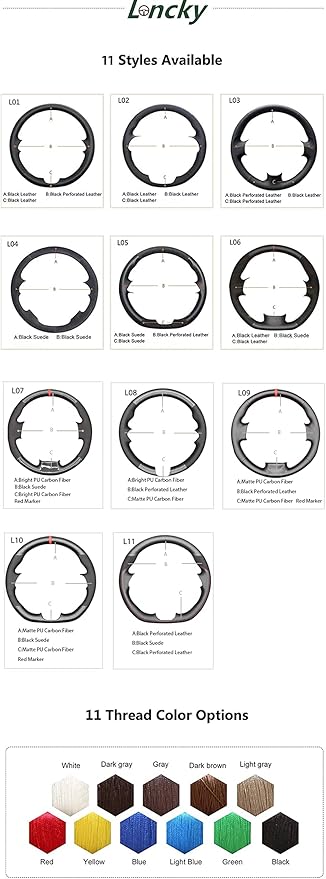 Genuine Leather Carbon Fiber Steering Wheel Cover for Dodge RAM 1500 2012-2018/1500 Classic 2019-2022/2500 3500 5500 Accessories Car OEM Custom Fit Hand Stitched Interior Parts