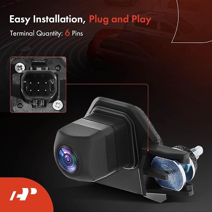 A-Premium Rear View Backup Camera Compatible with Toyota | Parking Camera for 2012-2019 Yaris - Replace# 8679052220