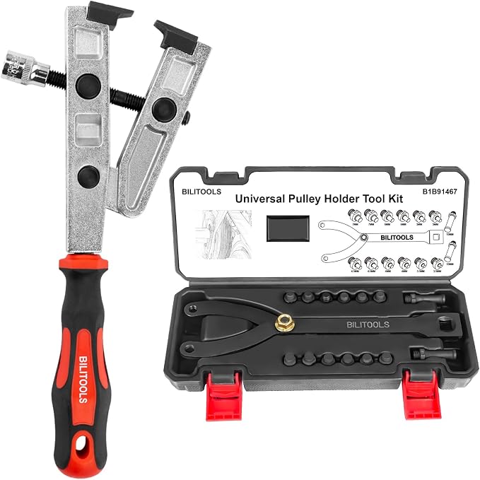 Heavy Duty CV Boot Clamp Pliers & 15PCS Universal Pulley Holder Tool Kit