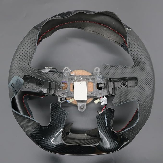 MEWANT Steering Wheel Covers for Dodge Ram 1500 TRX 2021-2024 Hand-Stitched Steering Wheel Wrap