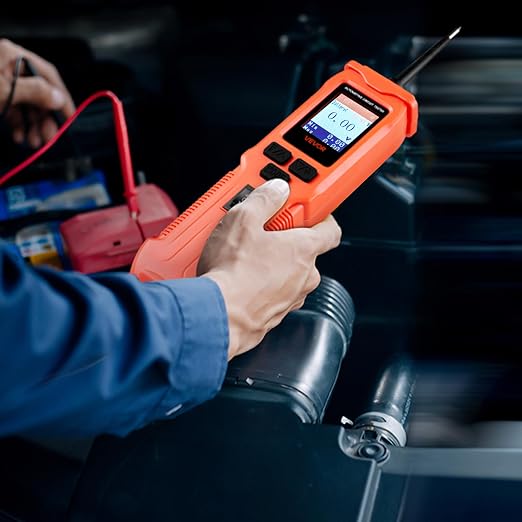 VEVOR Automotive Circuit Tester, 8-35 DCV Power Circuit Probe Tester with TFT Color Display and Lighting, Automotive Power Tester Probe with 19.7 ft / 6 m Cable, 2-in-1 Electrical Detector Finder