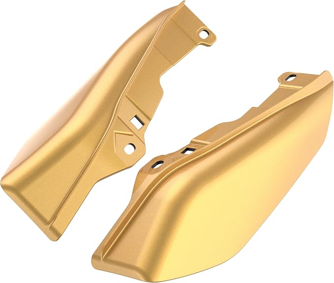 Color - Matched Mid Frame Air Deflectors Heat Shield, Perfectly Fit for Harley Touring Models 2009-2026 Black Hills Gold