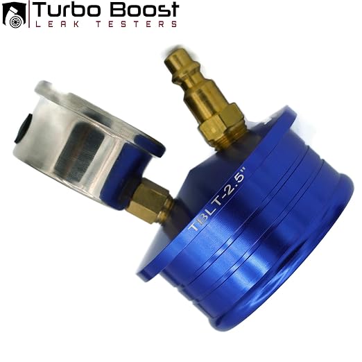 Duramax 6.6L Premium Turbo Boost Leak Tester - Pressure Test to 60 PSI - Billet End Cap w/60 PSI Boost Gauge, Fix P0299 Code Restore Torque! (with 150 PSI Regulator)