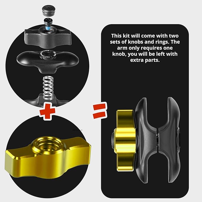 Tackform LINK Vent Phone Mount Compatible with 2016-2023 Toyota Tacoma and 2014-2021 Toyota Tundra | Aluminum | Zero Slip, Anti-Scratch | Universal Holder Compatible with iPhone, Galaxy, More | Yellow