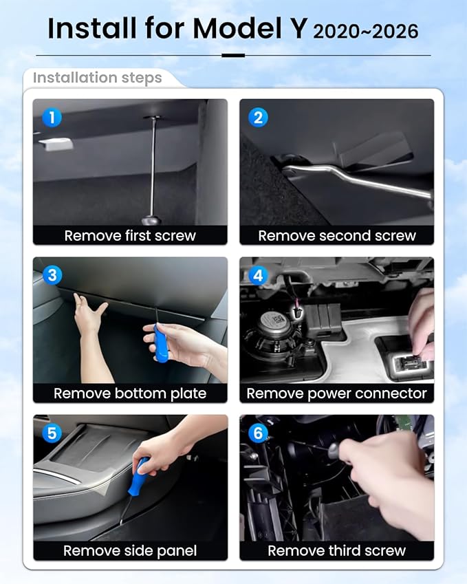 REEVAA 2026 Tesla Model Y Cabin Air Filter [OEM Airflow], Medical-Grade HEPA 14 Filter Replacement with Premium Activated Carbon for Model Y 2020-2026, with Installation Tools & Guide, 2 Pack