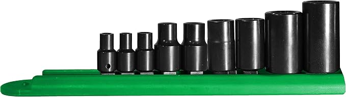 Mayhew Tools 16027 Inverted Torx Plus Socket Bit Set, 9-Piece, Black Oxide Finish, polished chrome