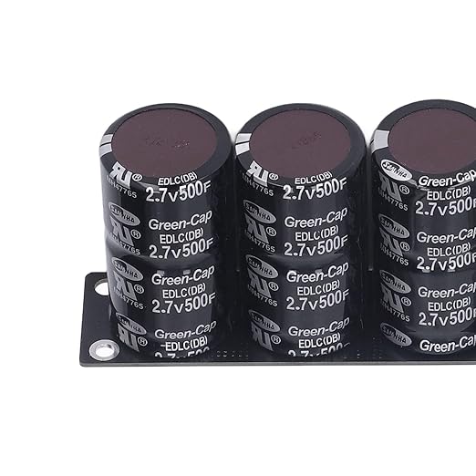 6 in Super Capacitor Set 1 2.7V500F Super Capacitor Capacitor Energy Storage Components 16V 83F for Electronic Devices