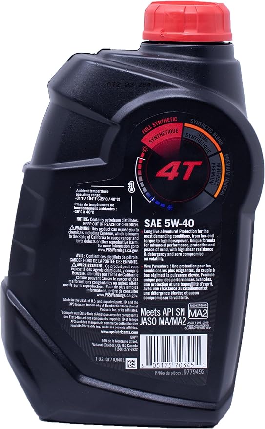 Edwards Full Synthetic Oil Change Kit fits 2014-2024 SeaDoo Spark PWC